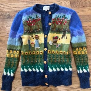 Vintage Susan Bristol Orchard Wool Sweater